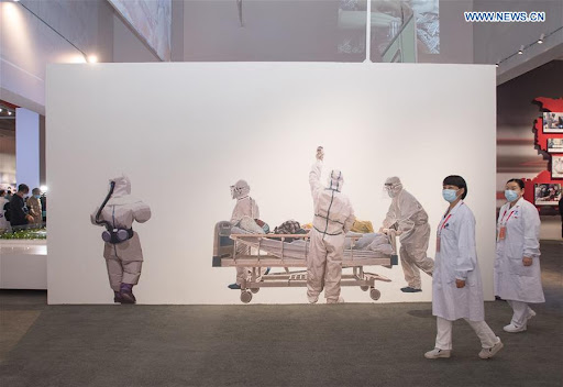 新冠展覽，新冠展位，新冠畫作展示