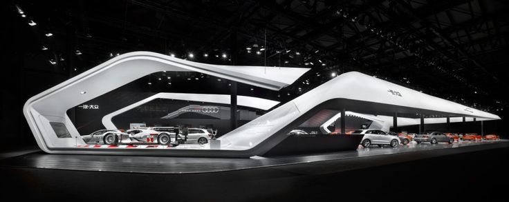 奧迪汽車展覽，車展，汽車展臺