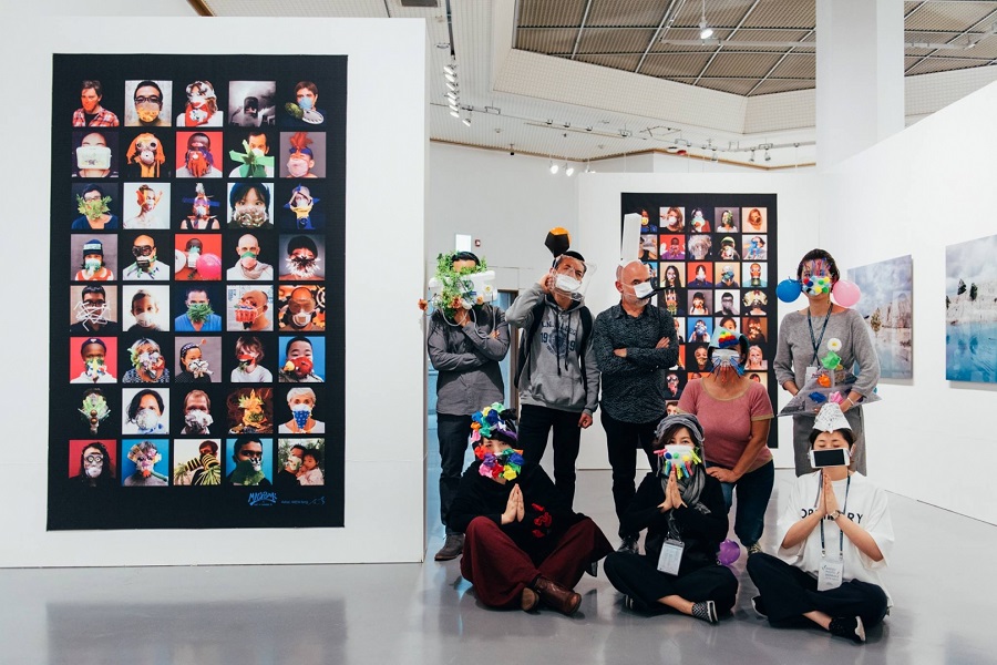 個(gè)性口罩展，疫情下的展覽，口罩展